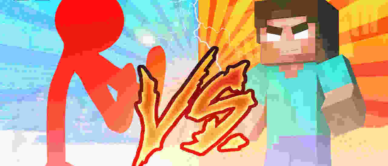 Red Stickman vs Monster School