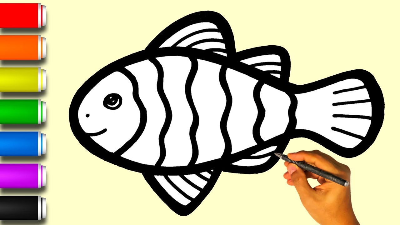 Easy To Draw NEMO | Drawing Class | Simple Drawing | Art For Kids